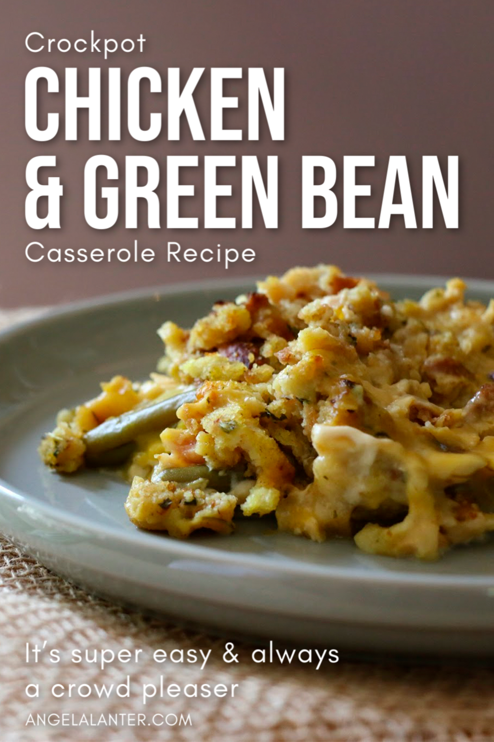 CROCK POT CHICKEN & GREEN BEAN CASSEROLE RECIPE (2)
