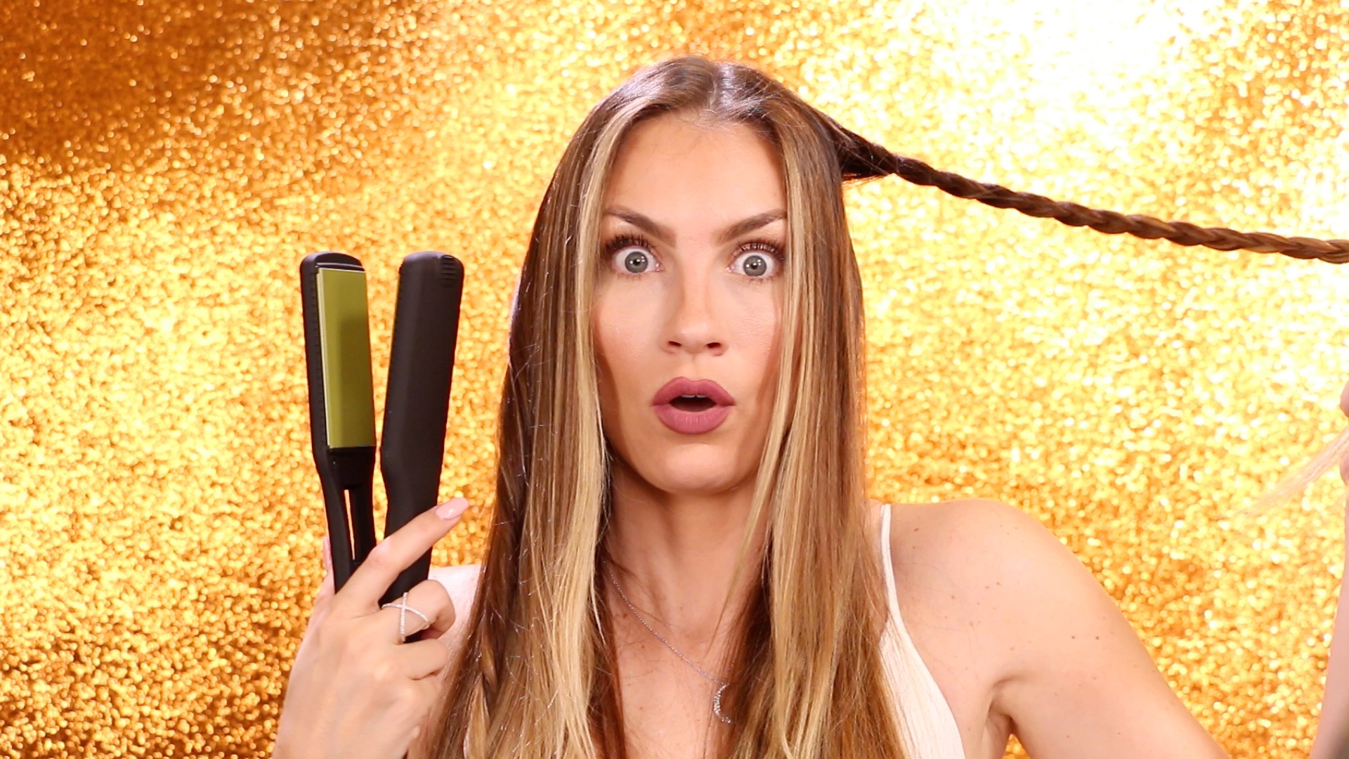 Flat Iron Waves PInterest Beauty Hack