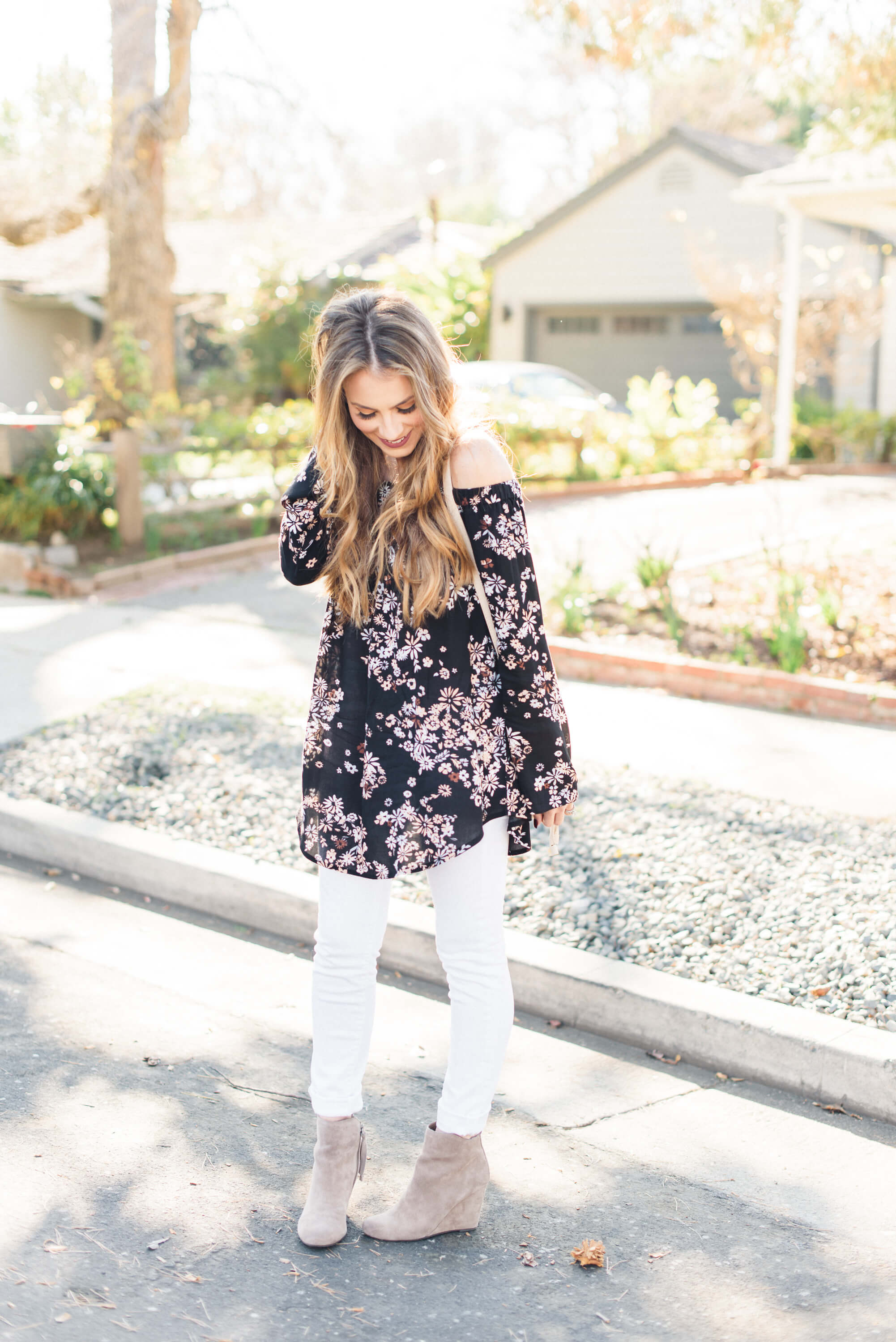 $45 top worn two ways angela lanter hello gorgeous