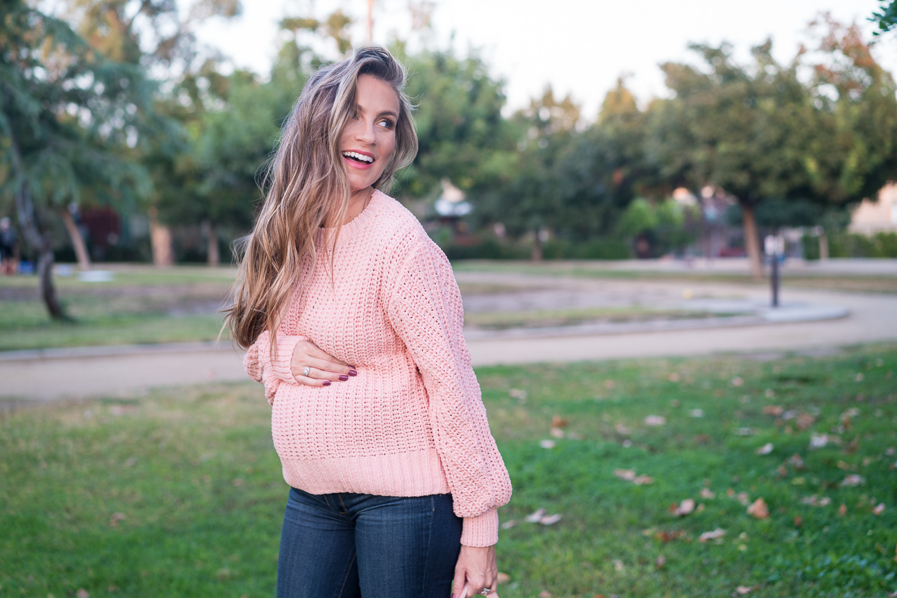 ASOS maternity sweater third trimester Angela Lanter Hello Gorgeous