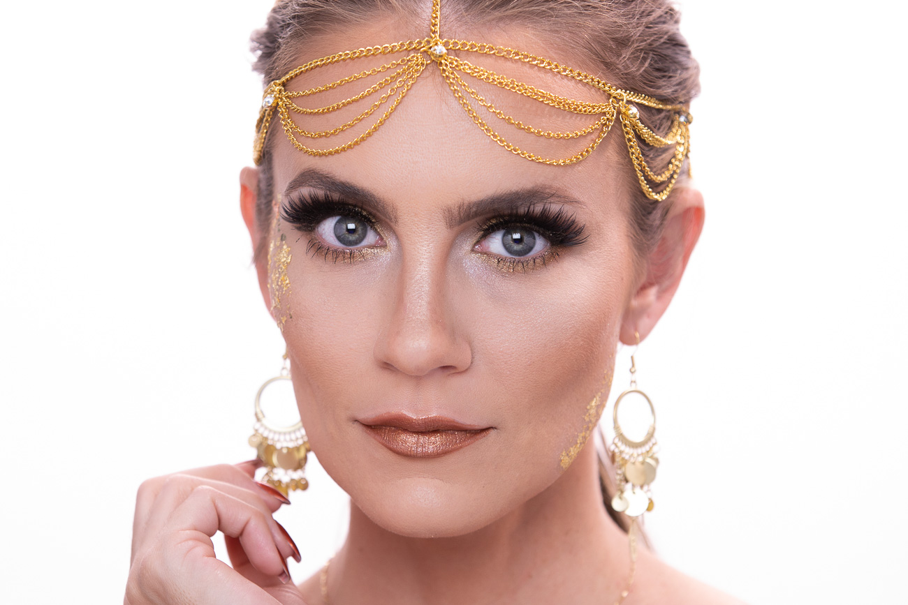 Golden Greek Goddess Halloween Makeup Tutorial