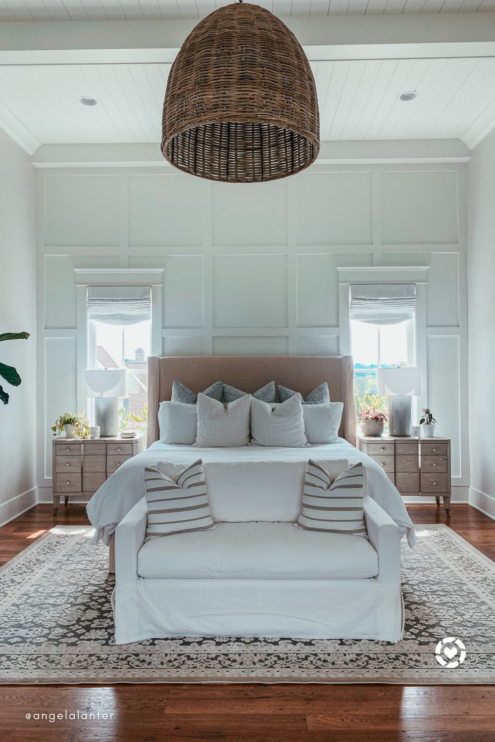 Jaipur Living Regal Oriental Gray/Silver Area Rug angela lanter Nashville master bedroom