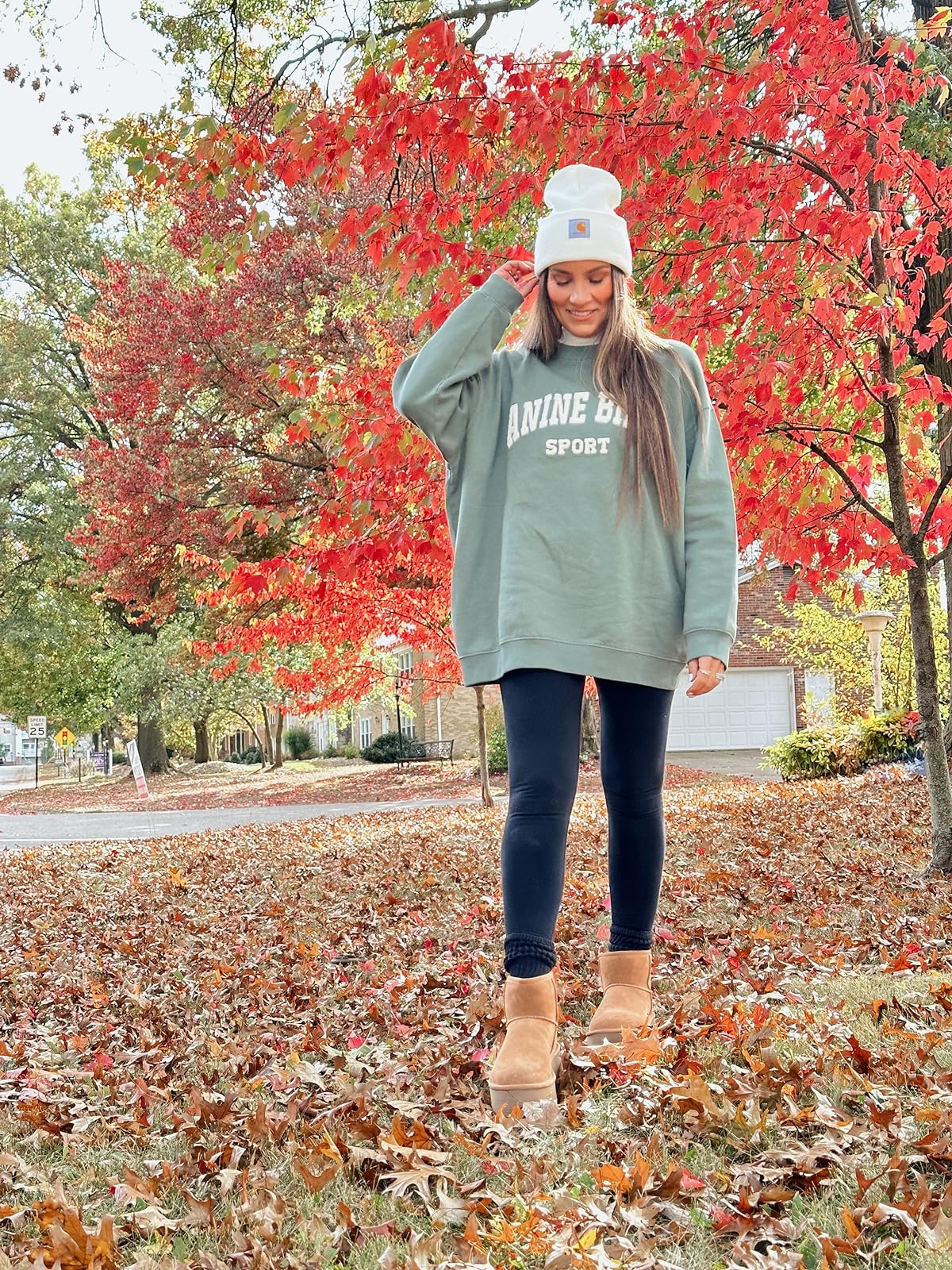 Carhartt white beanie outfit by fashion blogger Angela Lanter