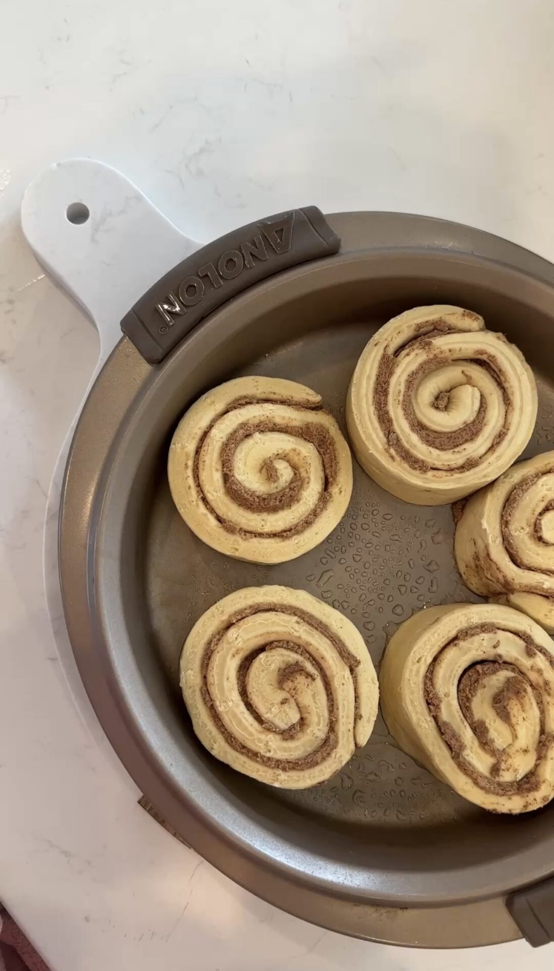 VIRAL Tiktok Cinnamon Rolls with Heavy Cream by lifestyle blogger Angela Lanter