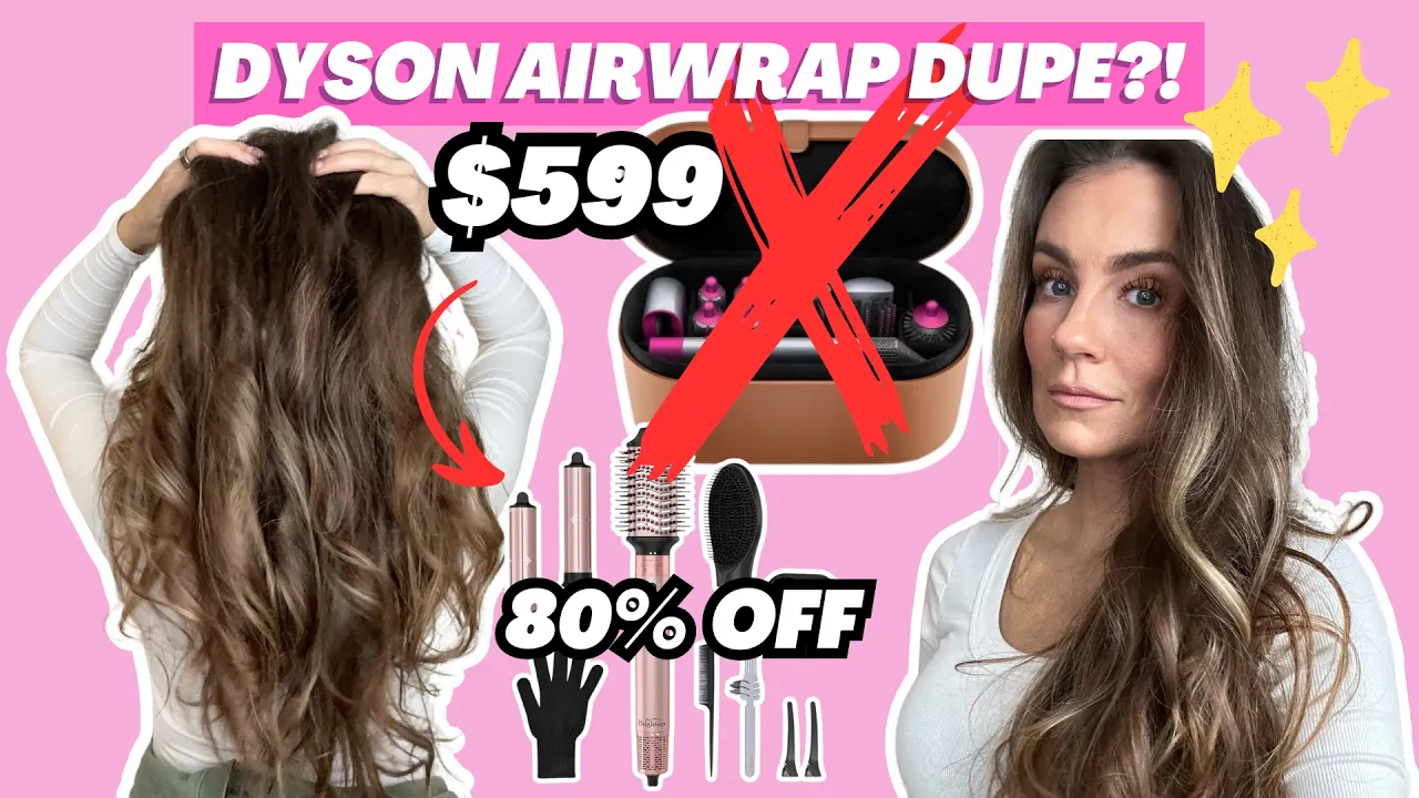 February Favs - Brightup Hair Dryer Brush with 110,000 RPM High-Speed Negative Ionic Blow Dryer, Automatic Curling Iron, 5 in 1 Professional Hot Air Styler for Fast Drying Curling Volumizing Straightening & Styling from Amazon by Angela Lanter