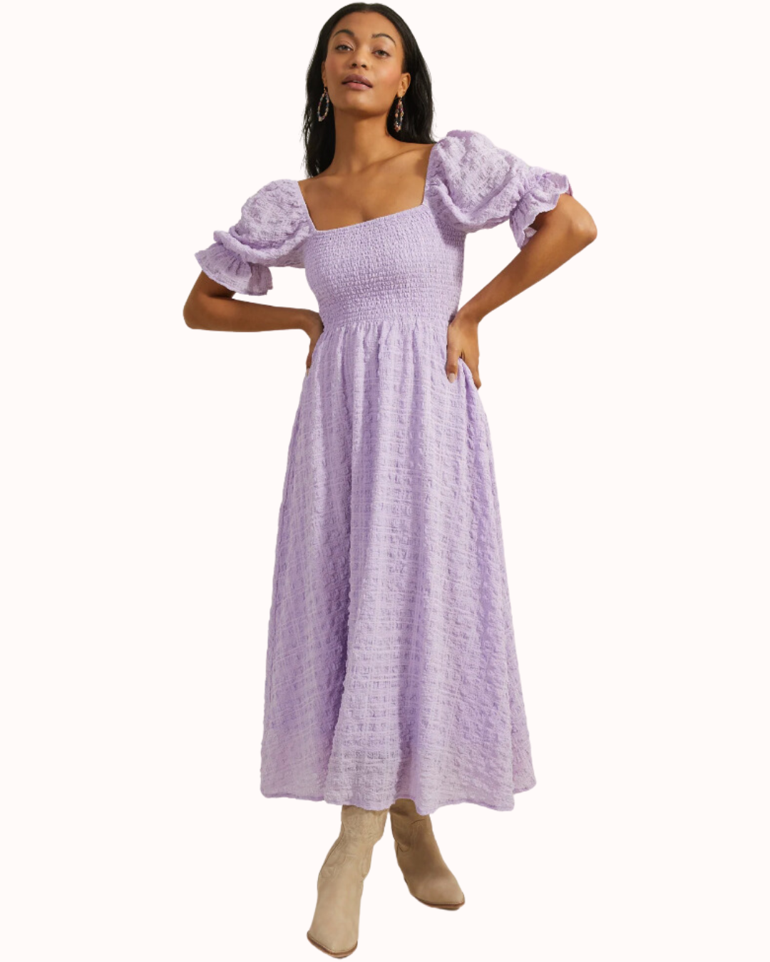 Shirred Dress